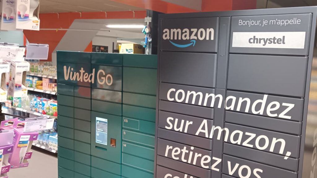 Les casiers Vinted Go et Amazon Lockers