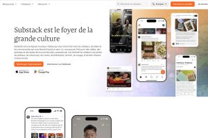 Substack page à propos en français